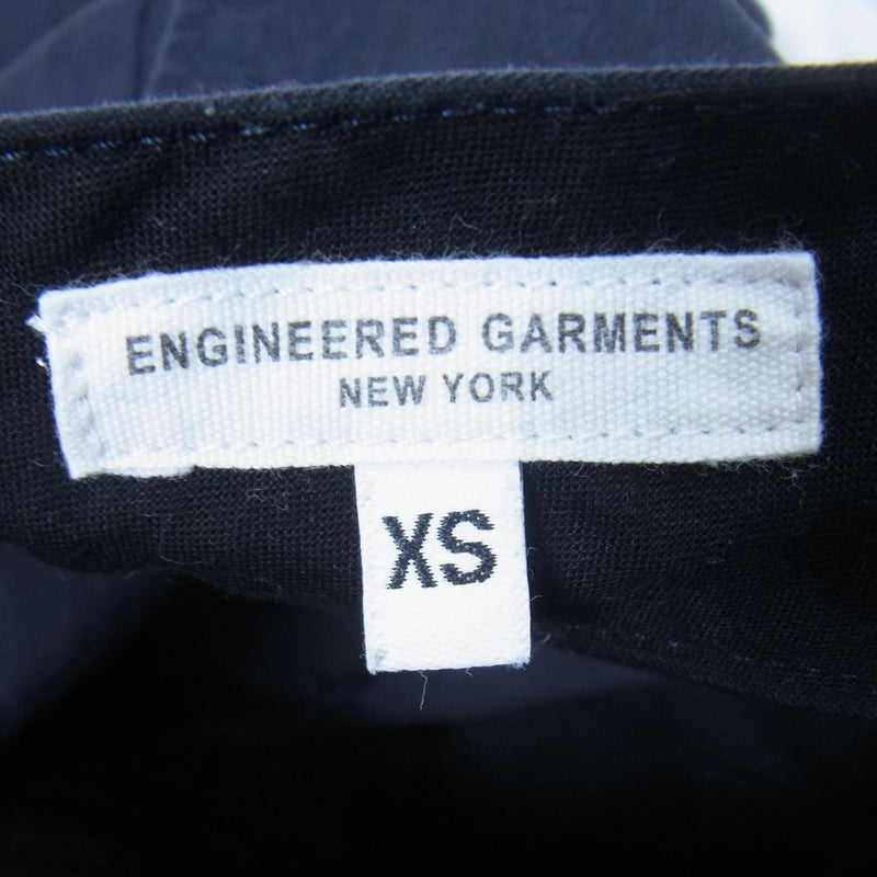 Engineered Garments エンジニアードガーメンツ ワンタック ウール ハーフ パンツ ネイビー系 XS【中古】