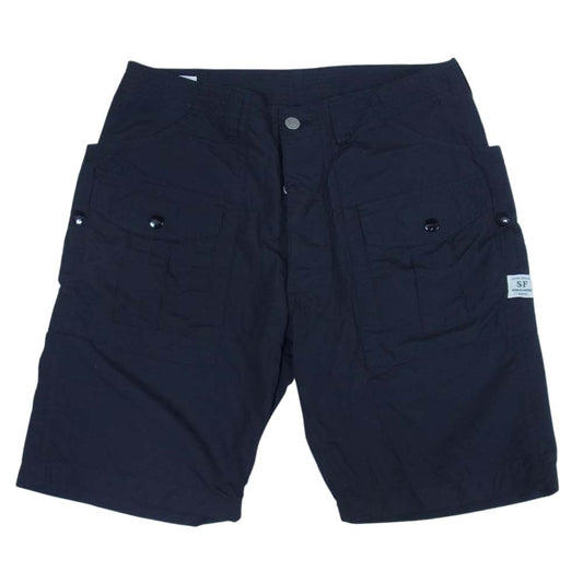 SASAFRAS ササフラス Botanical Scout Pants 1/2 ボタニカル スカウト パンツ 1/2 ショーツ ブラック系 S【中古】