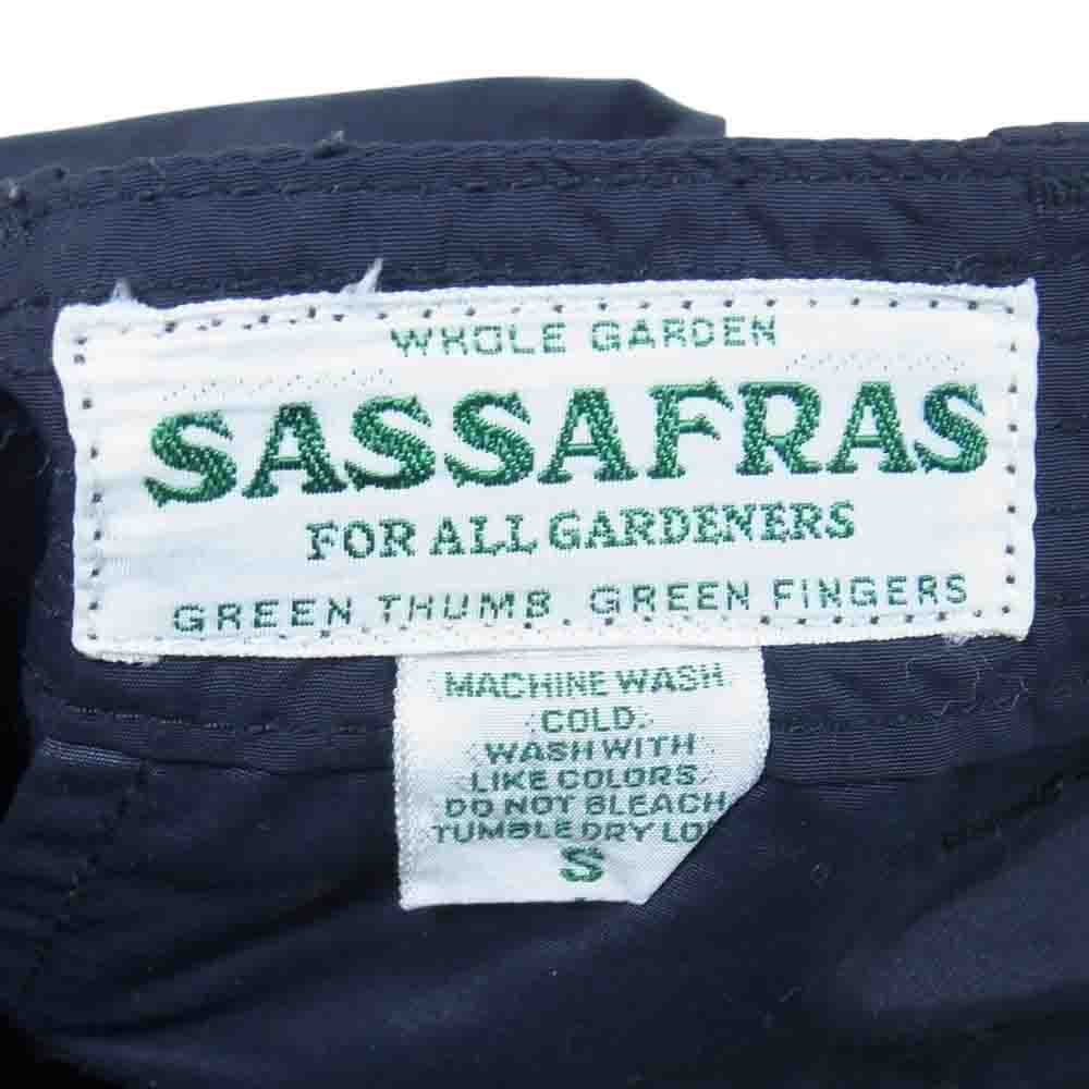 SASAFRAS ササフラス Botanical Scout Pants 1/2 ボタニカル スカウト パンツ 1/2 ショーツ ブラック系 S【中古】