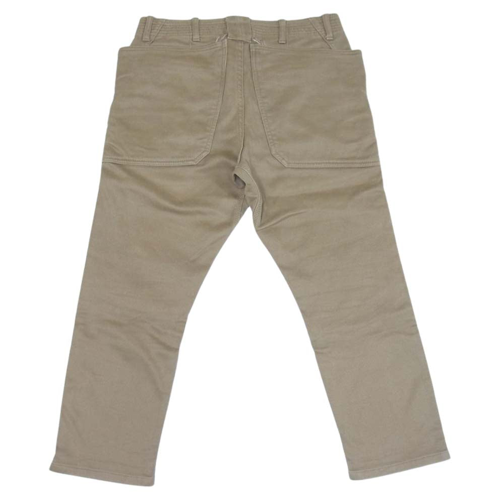SASAFRAS ササフラス Fall Leaf Pants チノパン 無地 コットン フォール リーフ パンツ ベージュ系 S【中古】