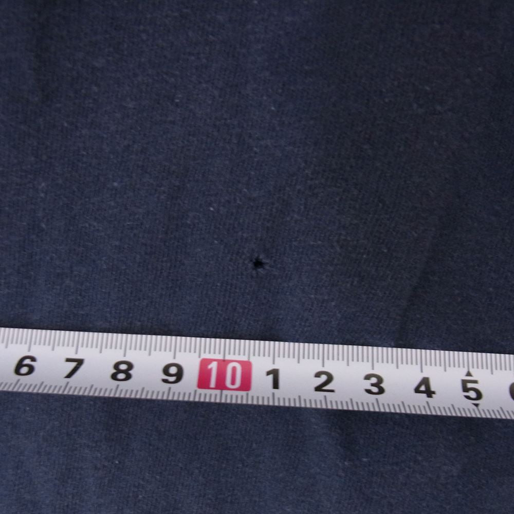 Champion チャンピオン ヴィンテージ 80s USA製 バータグ プリント 半袖 Tシャツ ネイビー系 L【中古】