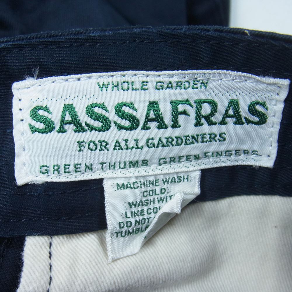 SASAFRAS ササフラス SPRAYER PANTS スプレイヤー パンツ ダークネイビー系 S【中古】