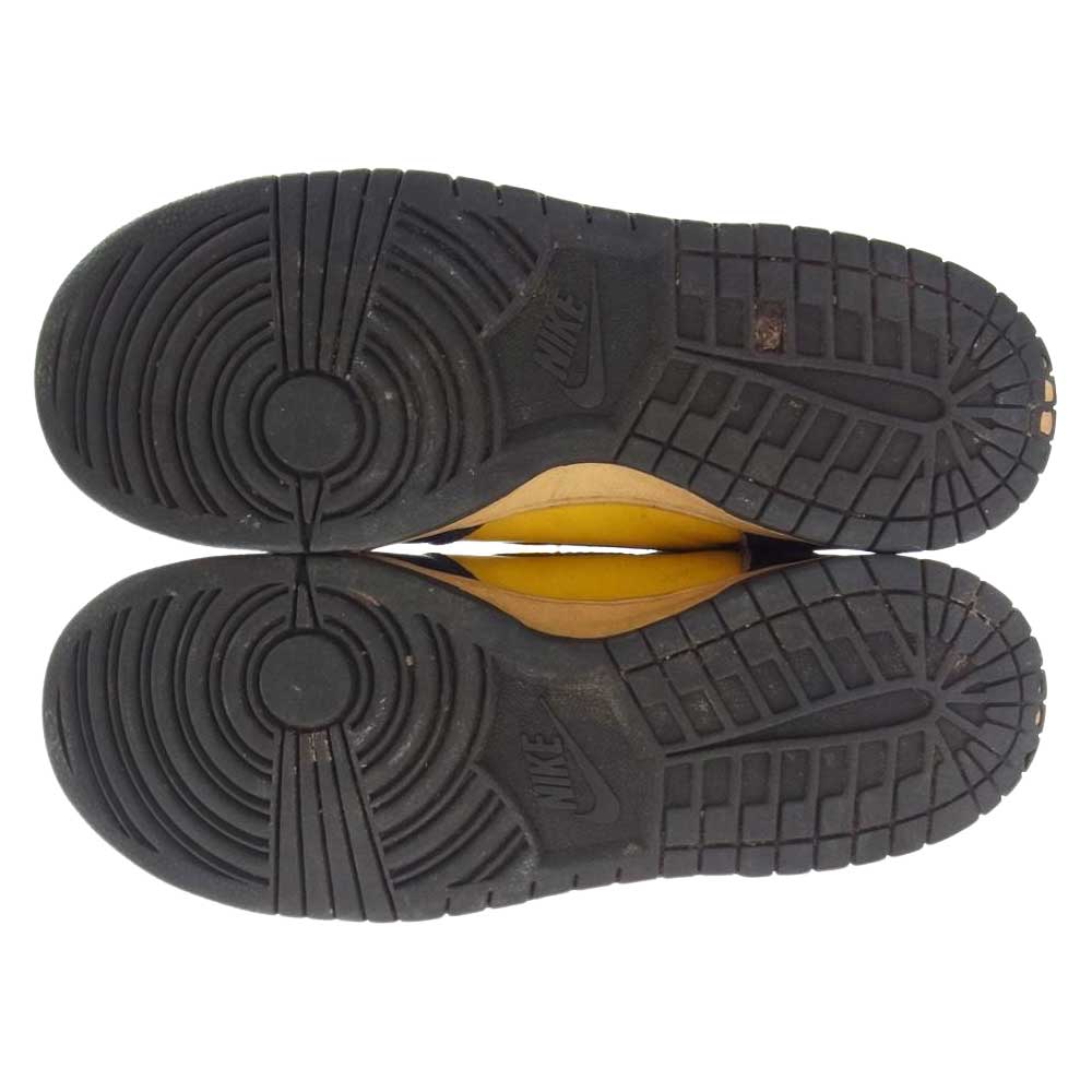 NIKE ナイキ 630335-471 【観賞用】DUNK HIGH LE ダンク ハイ リミテッドエディション ミシガン スニーカー イエロー系 27.5cm【中古】