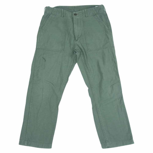 orSlow オアスロウ US ARMY FATIGUE PANTS ユーエス アーミー ファティーグ パンツ グリーン系 M【中古】