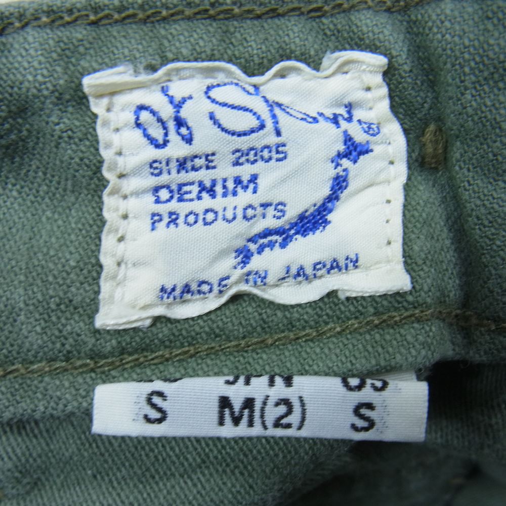orSlow オアスロウ US ARMY FATIGUE PANTS ユーエス アーミー ファティーグ パンツ グリーン系 M【中古】