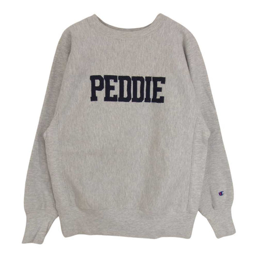 Champion チャンピオン ヴィンテージ 90s USA製 ワッペン リバースウィーブス スウェット  グレー系 M【中古】