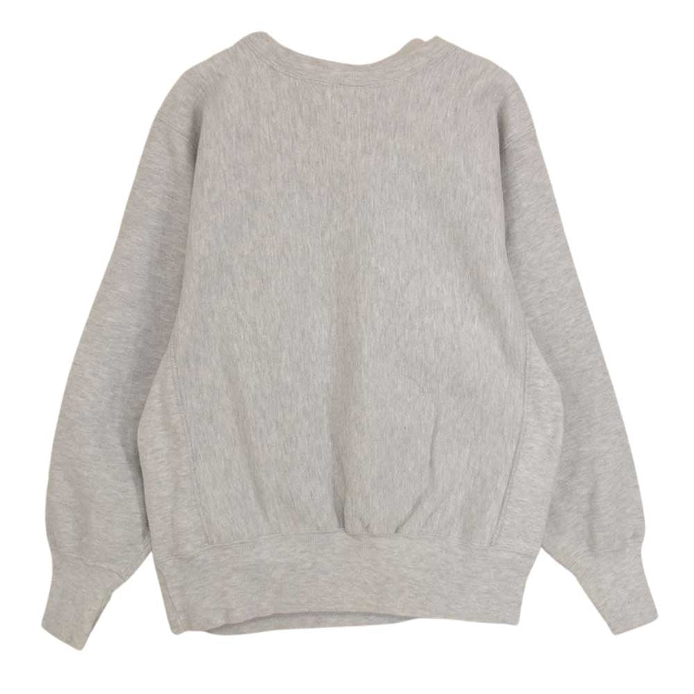 Champion チャンピオン ヴィンテージ 90s USA製 ワッペン リバースウィーブス スウェット  グレー系 M【中古】