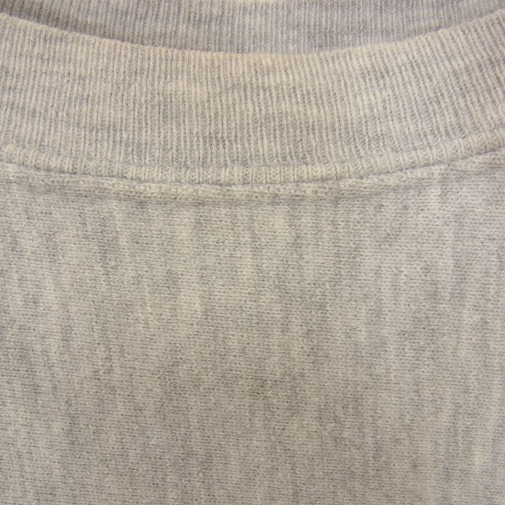 Champion チャンピオン ヴィンテージ 90s USA製 ワッペン リバースウィーブス スウェット  グレー系 M【中古】