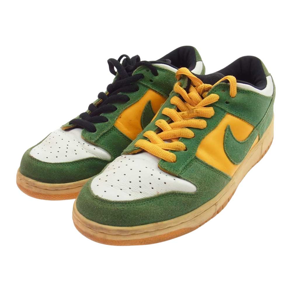 NIKE ナイキ 304292-132 【観賞用】DUNK LOW PRO SB ダンク ロー プロ バック スニーカー グリーン系 27.5cm【中古】