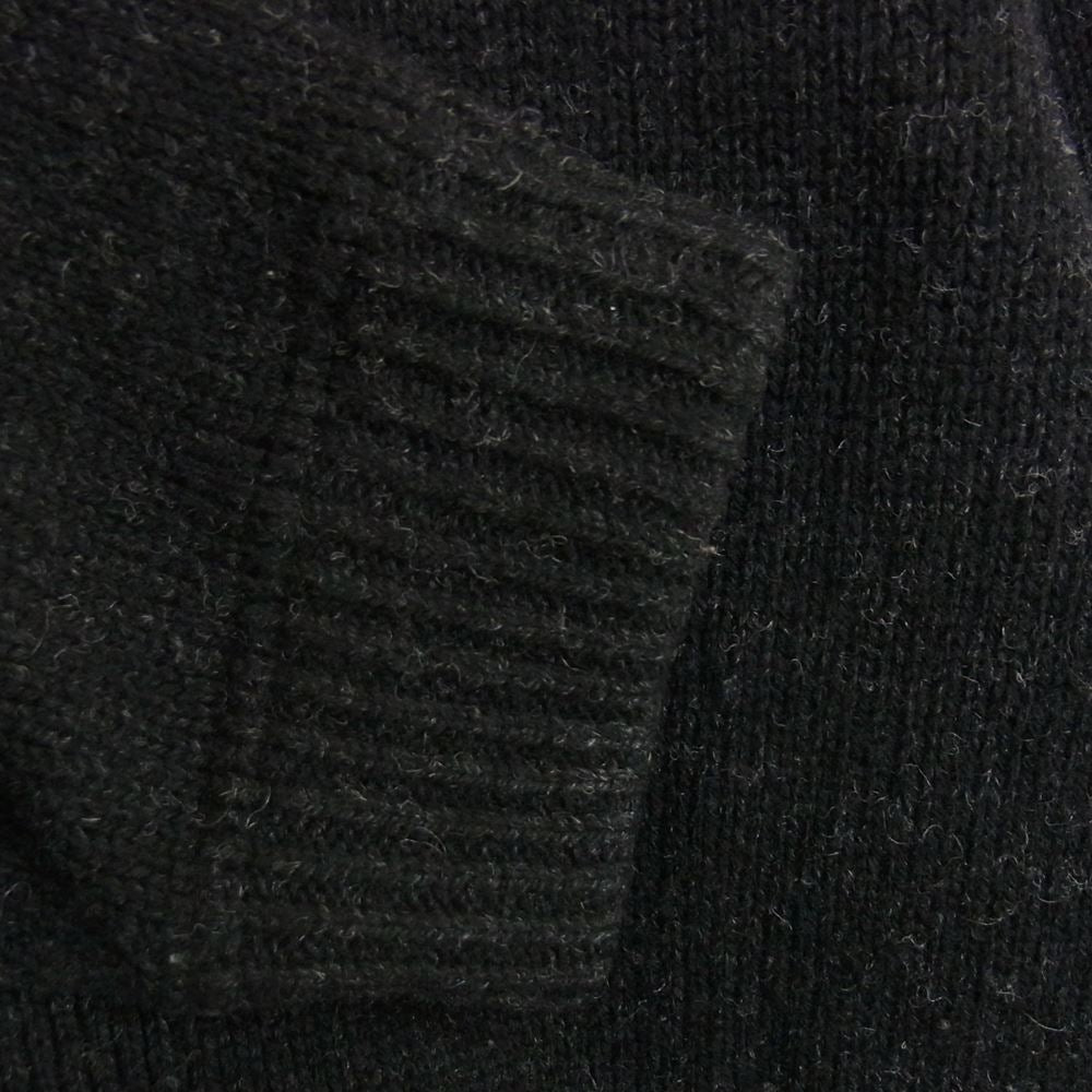 crepuscule クレプスキュール ニット ジップ カーディガン ブラック系 1【中古】