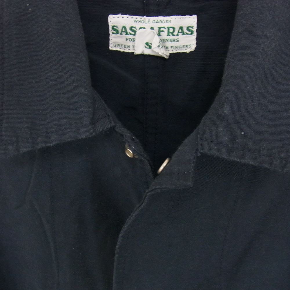 SASAFRAS ササフラス FALL LEAF JACKET フォールリーフ ジャケット ネイビー系 XS【中古】