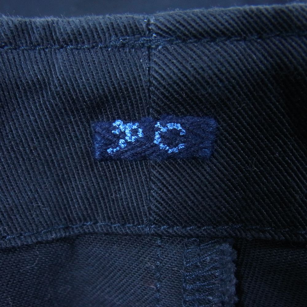 PORTER CLASSIC ポータークラシック MOLESKIN CROPPED PANTS モールスキン クロップド パンツ ダークネイビー系 M【中古】