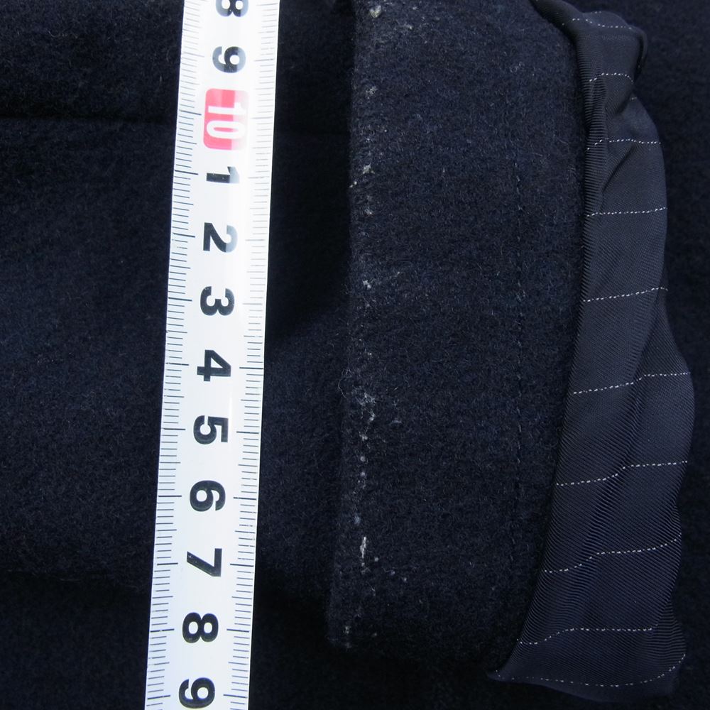 SOPHNET. ソフネット SOPH-123035 WOOL MELTON HOODED SHORT BLOUSON ウール メルトン フーデッド ショート ブルゾン コート ネイビー系 L【中古】