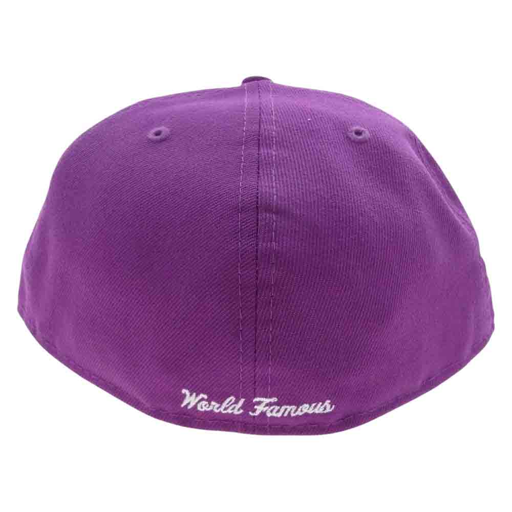 Supreme シュプリーム 21AW No Comp Box Logo New Era ニューエラ ボックスロゴ ベースボール キャップ パープル パープル系【美品】【中古】
