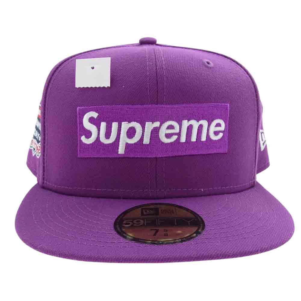 Supreme シュプリーム 21AW No Comp Box Logo New Era ニューエラ ボックスロゴ ベースボール キャップ パープル パープル系【美品】【中古】