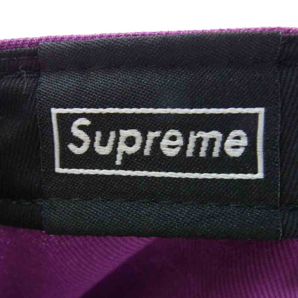 Supreme シュプリーム 21AW No Comp Box Logo New Era ニューエラ ボックスロゴ ベースボール キャップ パープル パープル系【美品】【中古】
