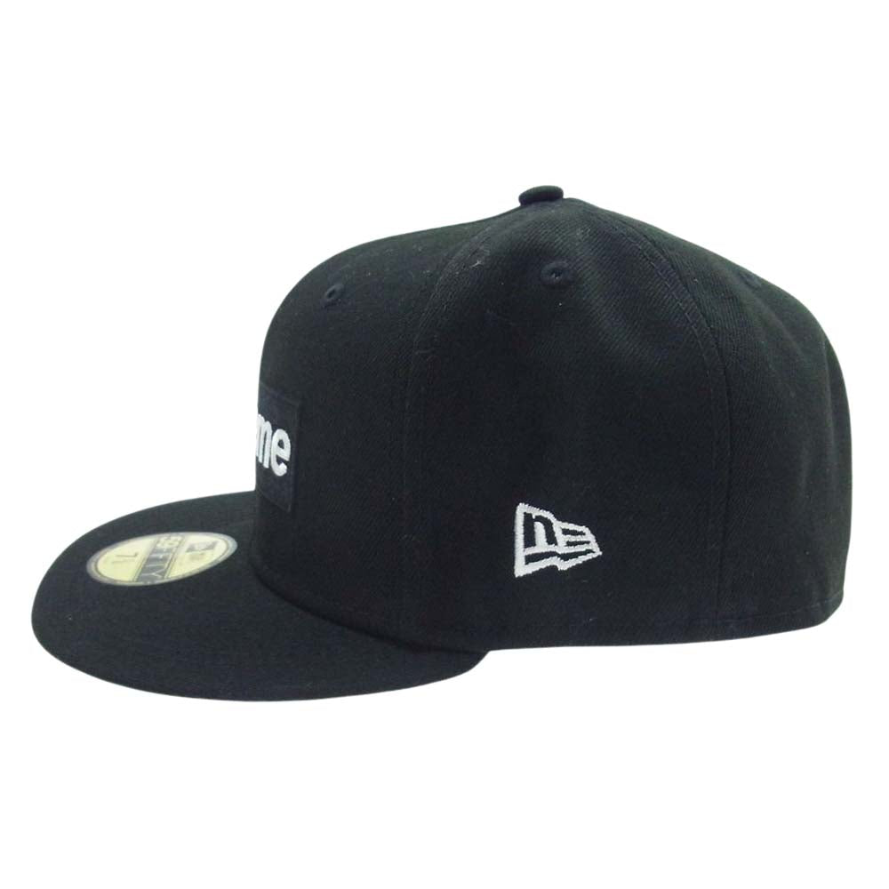 Supreme シュプリーム 21AW No Comp Box Logo New Era ニューエラ ボックスロゴ ベースボール キャップ ブラック ブラック系【美品】【中古】