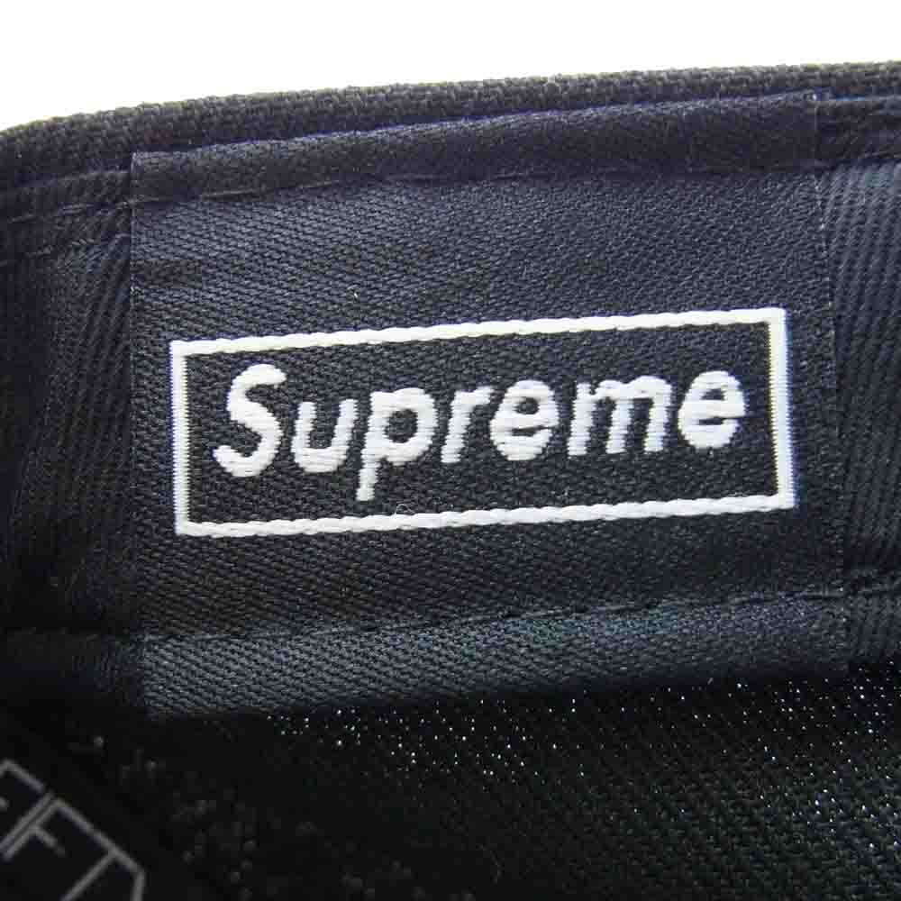 Supreme シュプリーム 21AW No Comp Box Logo New Era ニューエラ ボックスロゴ ベースボール キャップ ブラック ブラック系【美品】【中古】