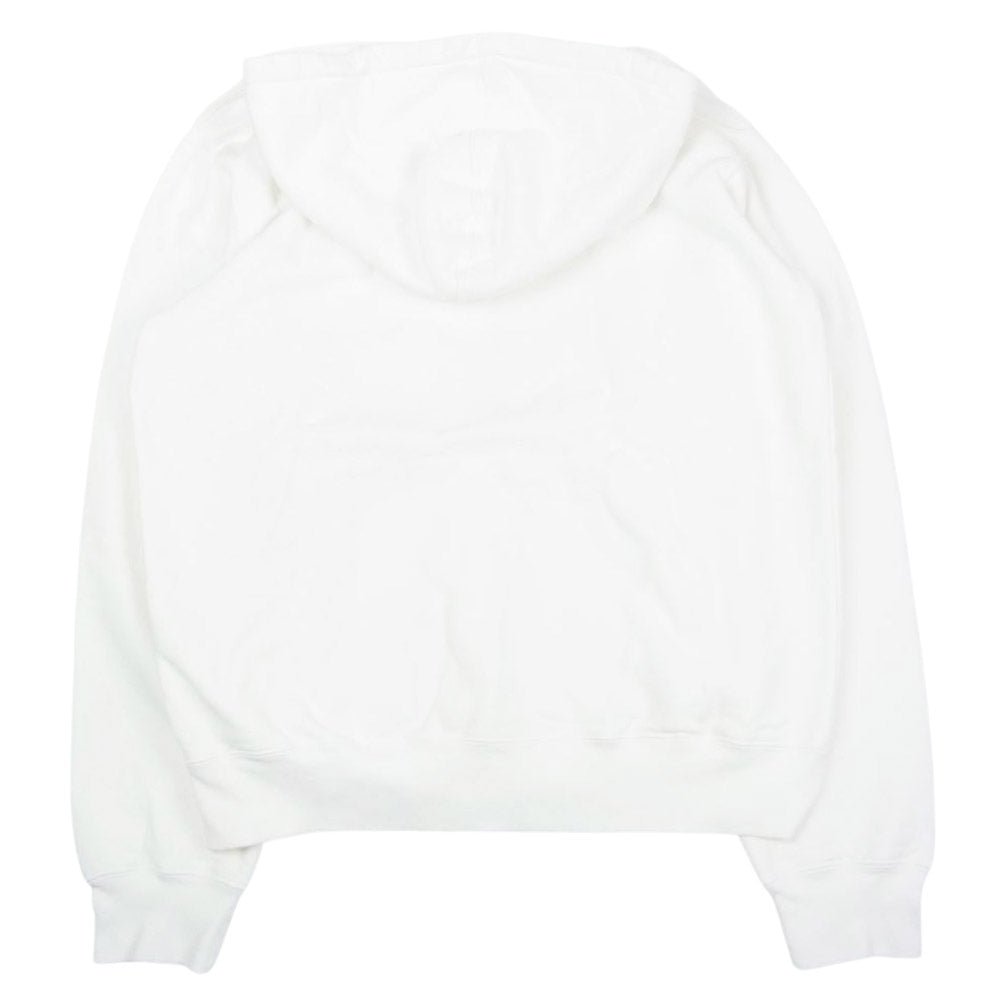 Supreme シュプリーム 19SS Small Box Zip Up Sweatshirt スモール ボックス ロゴ ジップ スウェット パーカー ホワイト系 L【美品】【中古】