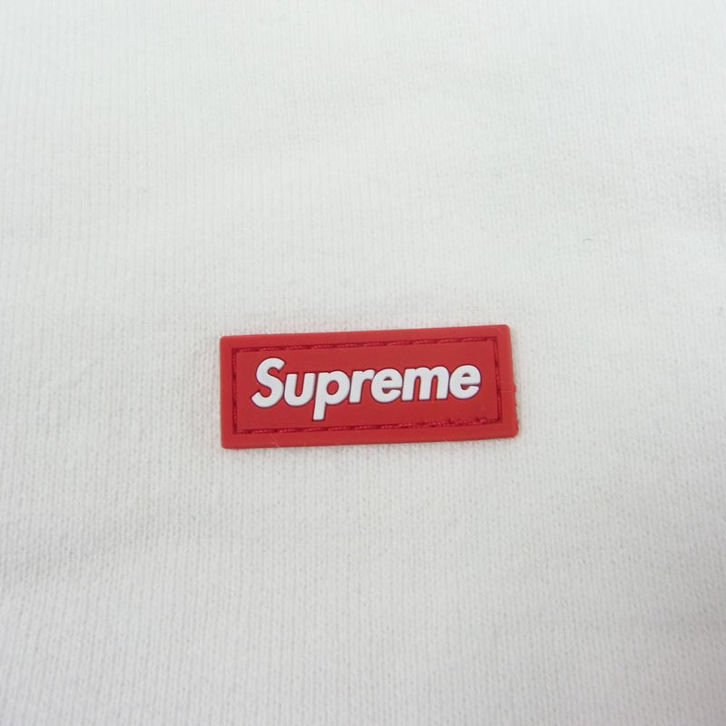 Supreme シュプリーム 19SS Small Box Zip Up Sweatshirt スモール ボックス ロゴ ジップ スウェット パーカー ホワイト系 L【美品】【中古】