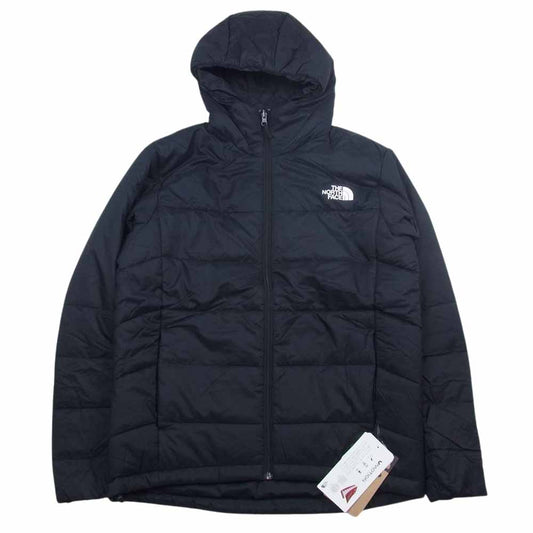 THE NORTH FACE ノースフェイス NY82180 Reversible Anytime Insulated Hoodie リバーシブル エニータイム インサレーテッド フーディ ジャケット ブラック系 M【新古品】【未使用】【中古】