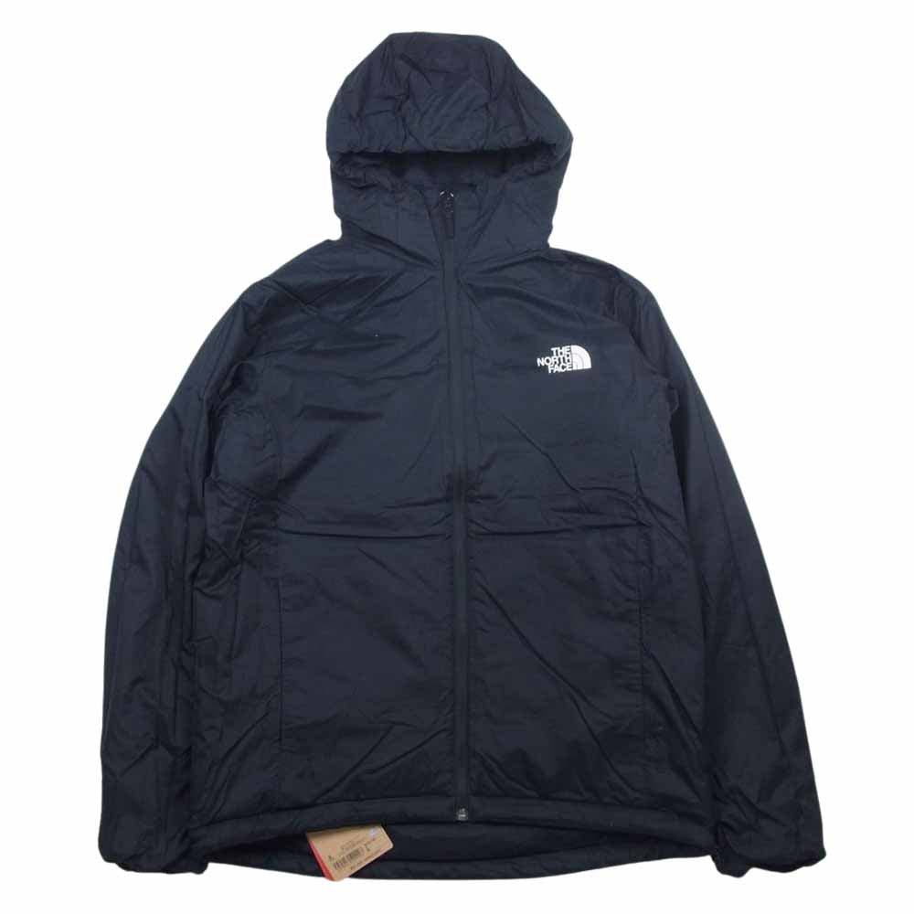THE NORTH FACE ノースフェイス NY82180 Reversible Anytime Insulated Hoodie リバーシブル エニータイム インサレーテッド フーディ ジャケット ブラック系 M【新古品】【未使用】【中古】