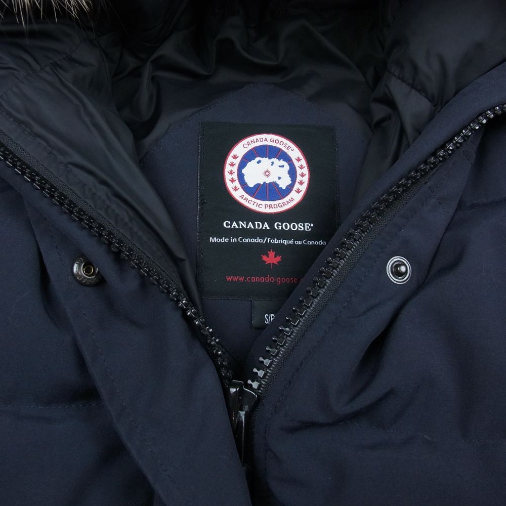 CANADA GOOSE カナダグース 2302JL MACKENZIE PARKA マッケンジー パーカー ダウン コート ネイビー系 S【中古】