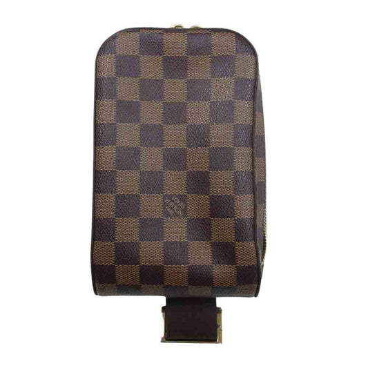 LOUIS VUITTON ルイ・ヴィトン N51994 ダミエ ジェロニモス ウエスト バッグ ブラウン系【中古】