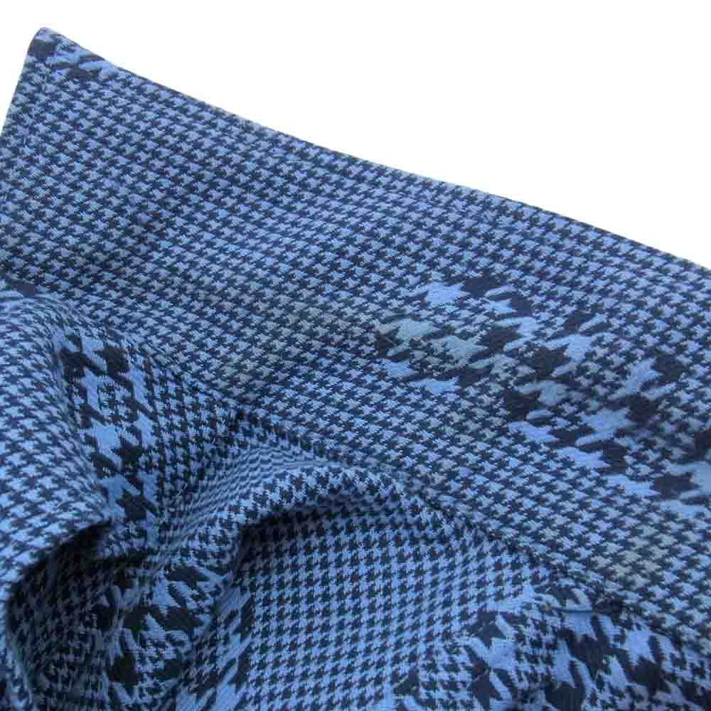 Supreme シュプリーム 20AW Houndstooth Logos Snap Front Jacket 千鳥柄 ジャケット ネイビー系 L【中古】