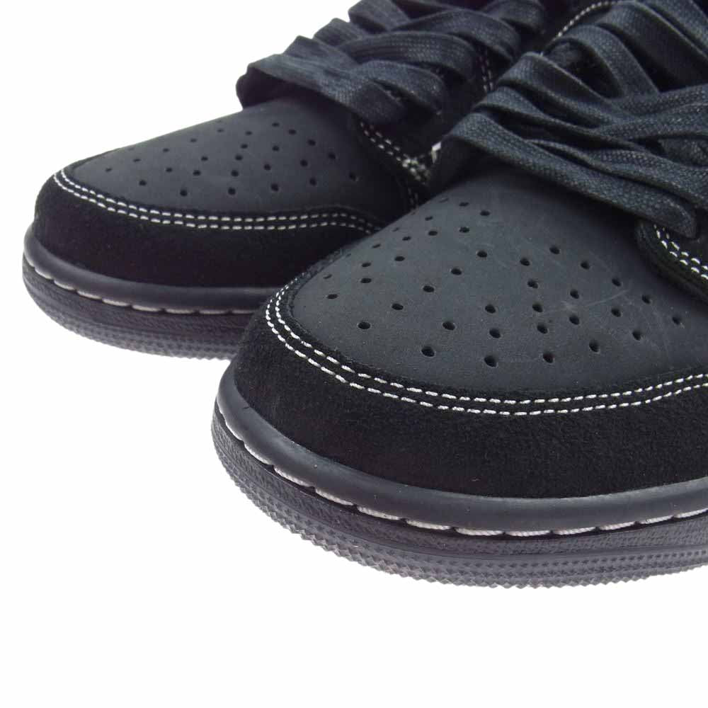 NIKE ナイキ 22AW DM7866-001 Travis Scott Air Jordan 1 Low OG Black Phantom トラヴィススコット エアージョーダン ブラックファントム スニーカー  ブラック系 26.5cm【極上美品】【中古】