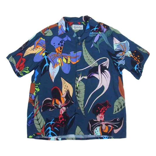 WACKO MARIA ワコマリア 22SS 22SSE-WMS-HI01 HAWAIIAN SHIRT TYPE-1 ハワイアン シャツ  S【美品】【中古】