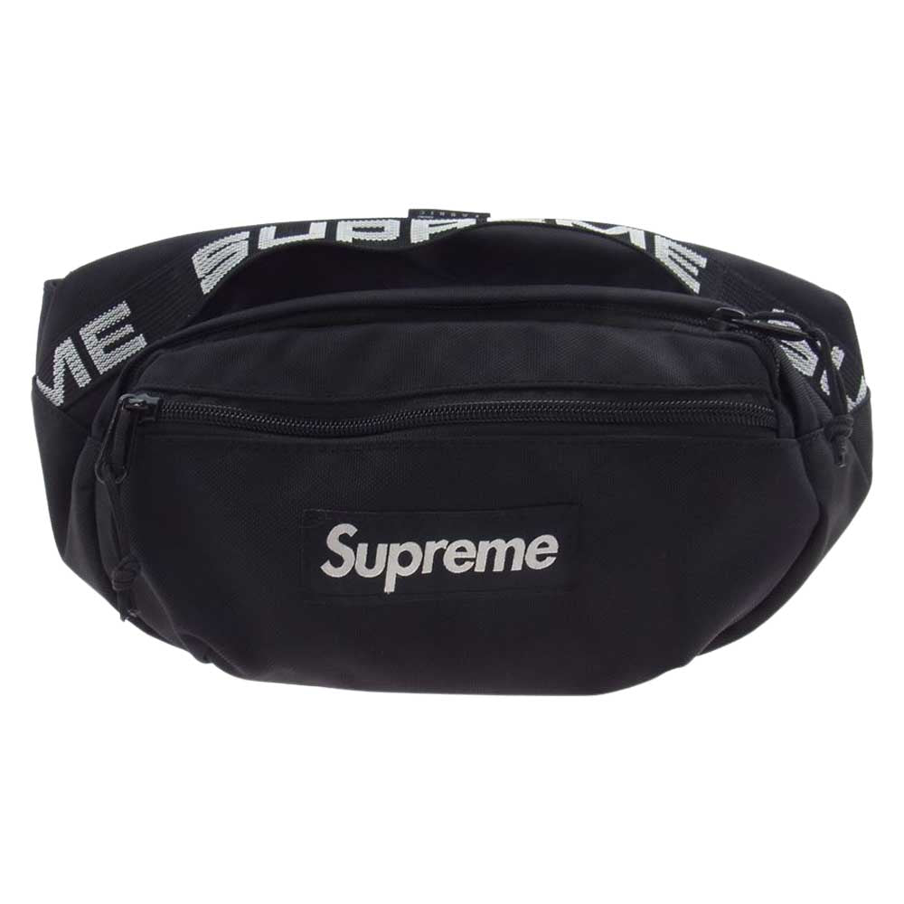 Supreme シュプリーム 18SS Waist Bag ウエストバッグ ブラック系【美品】【中古】