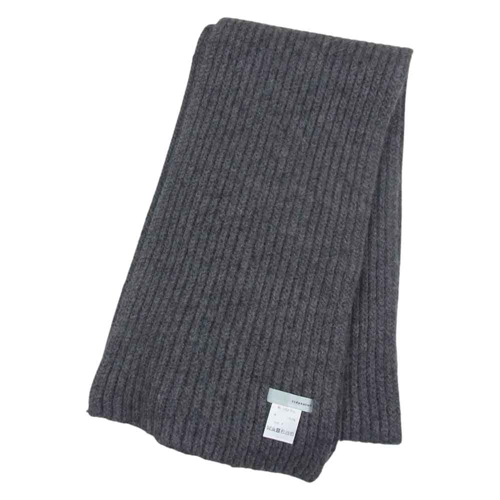 クレプスキュール 1703-015 未使用品 L/G Stole ウール ストール グレー系 F【極上美品】【中古】