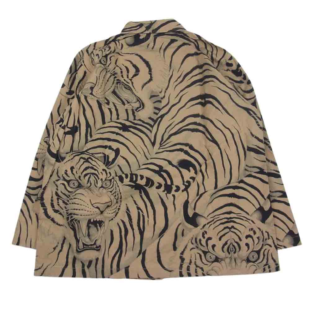 WACKO MARIA ワコマリア 22SS TIMLEHI-WM-ML30 TIM LEHI ARMY SHIRT TYPE-1 ティムリーハイ タイガー アーミーシャツ ベージュ系 S【新古品】【未使用】【中古】