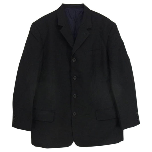 Yohji Yamamoto ヨウジヤマモト Ys for men ワイズフォーメン ML-J05-181 ウール 4Bジャケット ダークネイビー ネイビー系 2【中古】
