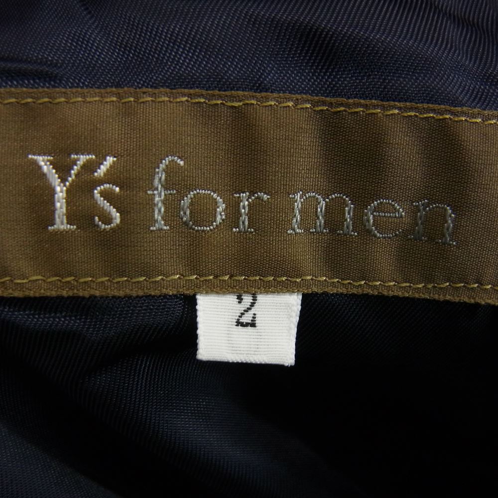 Yohji Yamamoto ヨウジヤマモト Ys for men ワイズフォーメン ML-J05-181 ウール 4Bジャケット ダークネイビー ネイビー系 2【中古】
