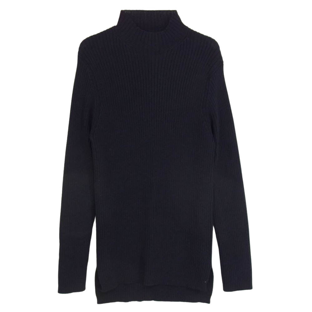 Yohji Yamamoto ヨウジヤマモト Y's for men ワイズフォーメン MT-K28-137 ウールリブ タートルネック ニット ネイビー ネイビー系 3【中古】