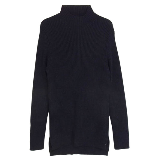 Yohji Yamamoto ヨウジヤマモト Y's for men ワイズフォーメン MT-K28-137 ウールリブ タートルネック ニット ネイビー ネイビー系 3【中古】