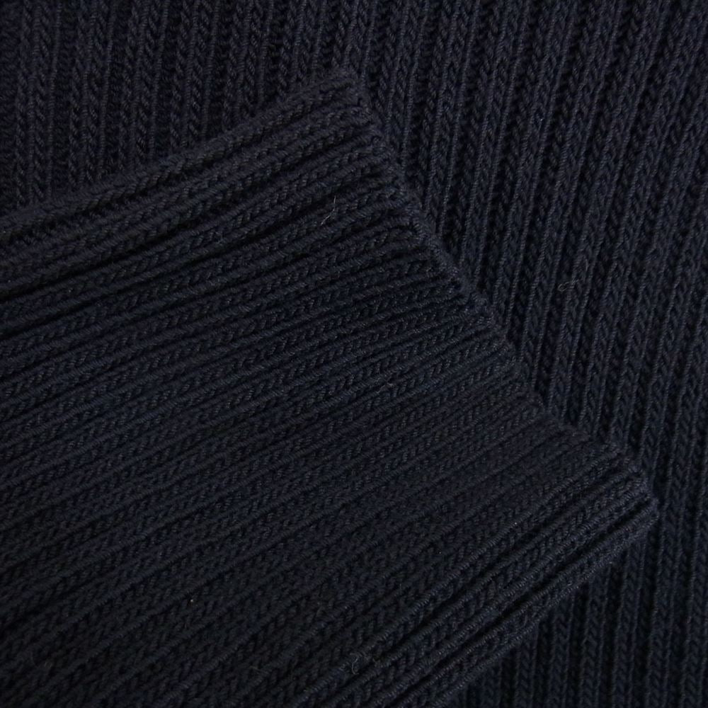 Yohji Yamamoto ヨウジヤマモト Y's for men ワイズフォーメン MT-K28-137 ウールリブ タートルネック ニット ネイビー ネイビー系 3【中古】