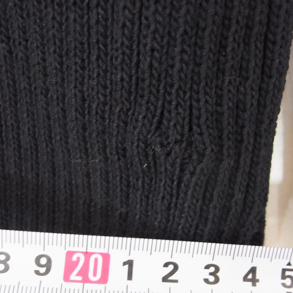 Yohji Yamamoto ヨウジヤマモト Y's for men ワイズフォーメン MT-K28-137 ウールリブ タートルネック ニット ネイビー ネイビー系 3【中古】