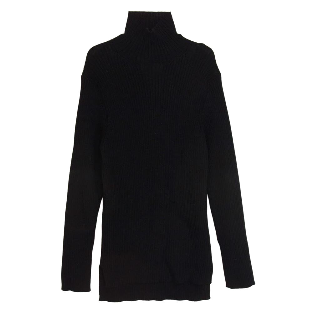 Yohji Yamamoto ヨウジヤマモト Y's for men ワイズフォーメン MT-K29-137 ウールリブ タートルネック ニット ブラック ブラック系 3【中古】
