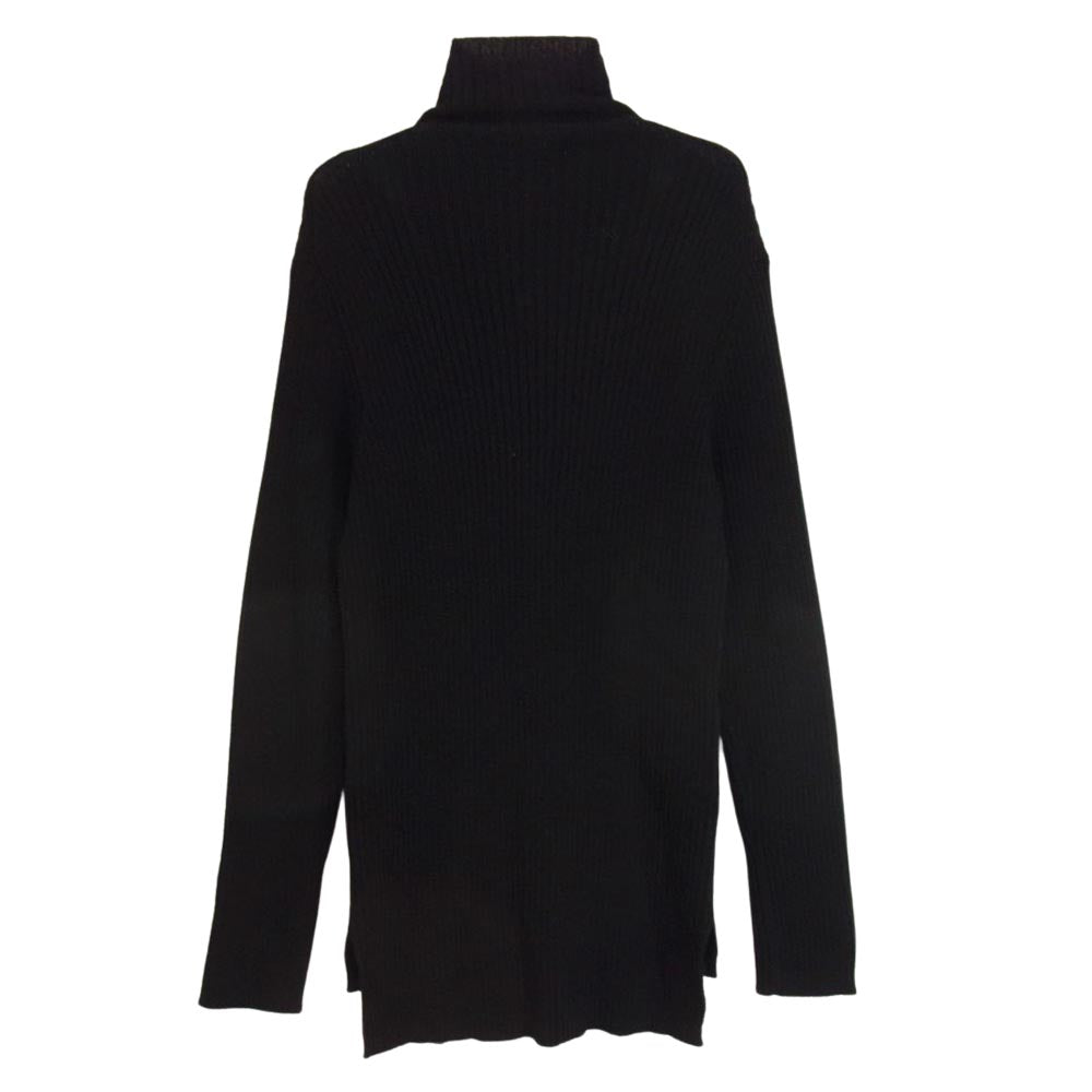 Yohji Yamamoto ヨウジヤマモト Y's for men ワイズフォーメン MT-K29-137 ウールリブ タートルネック ニット ブラック ブラック系 3【中古】