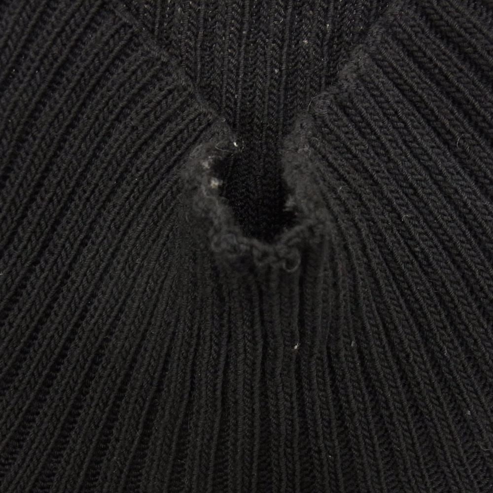 Yohji Yamamoto ヨウジヤマモト Y's for men ワイズフォーメン MT-K29-137 ウールリブ タートルネック ニット ブラック ブラック系 3【中古】