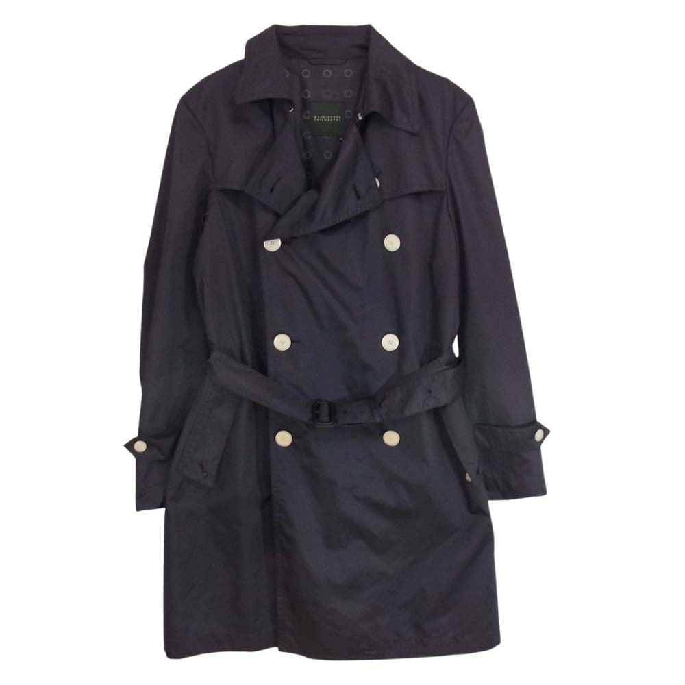 MACKINTOSH PHILOSOPHY マッキントッシュフィロソフィー 4CN61-601-29 ポリ トレンチ コート ネイビー系 38【中古】