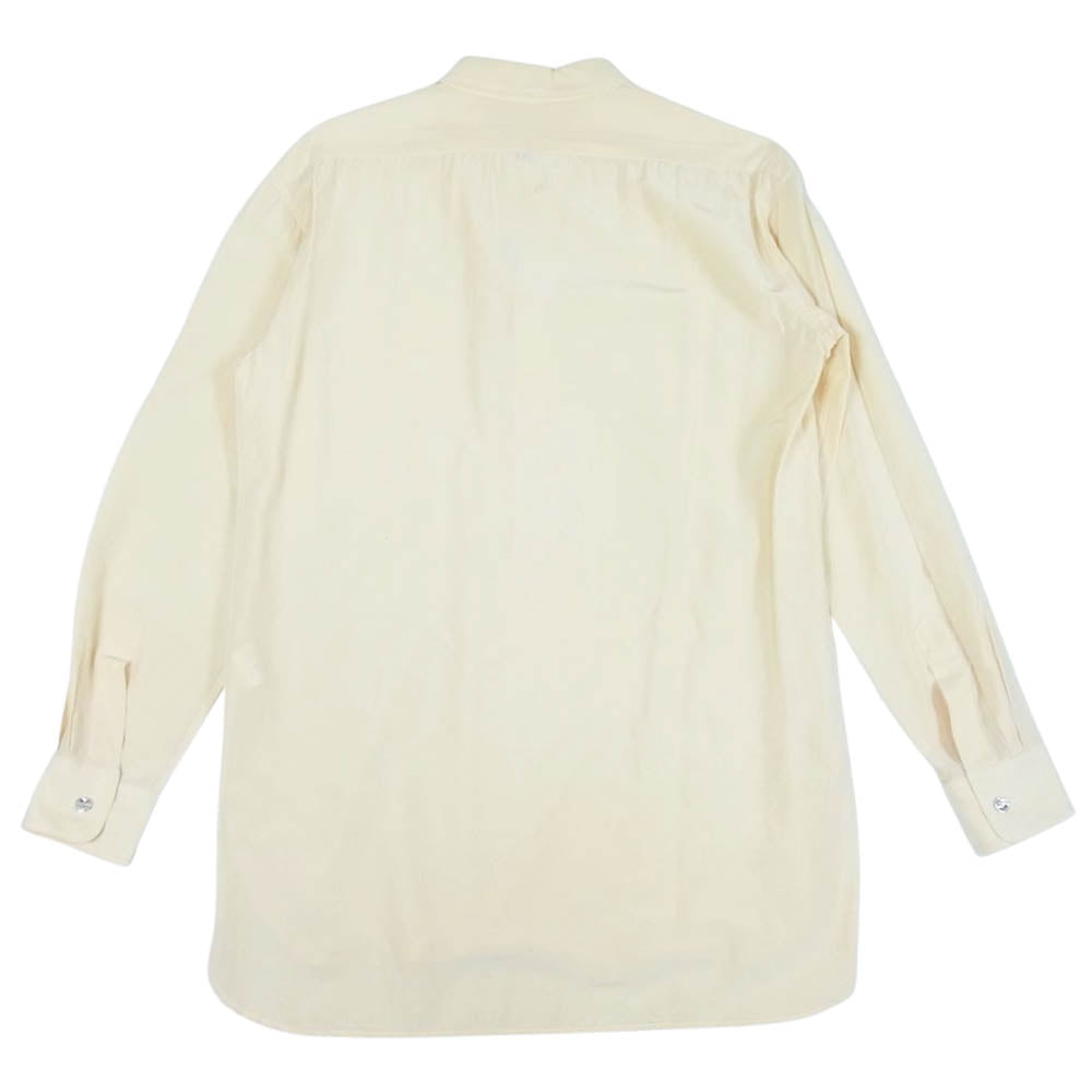 Yohji Yamamoto ヨウジヤマモト Y's for men ワイズフォーメン 赤タグ 赤ラベル ME-B52-455 シルク  ボタン シャツ イエロー系 2【中古】