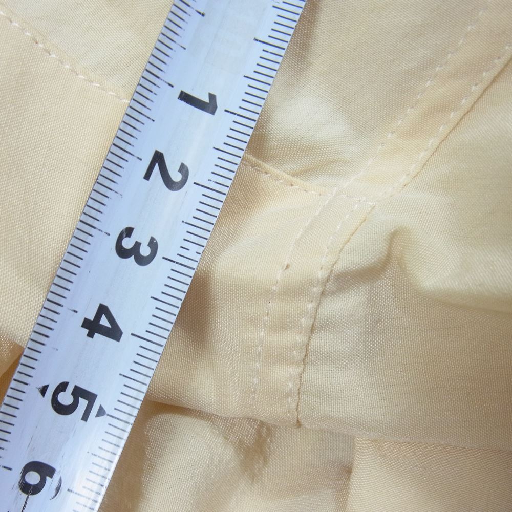 Yohji Yamamoto ヨウジヤマモト Y's for men ワイズフォーメン 赤タグ 赤ラベル ME-B52-455 シルク  ボタン シャツ イエロー系 2【中古】