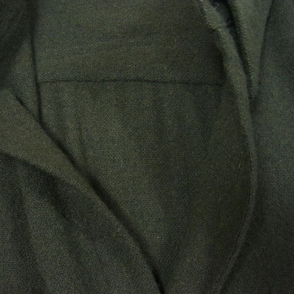 Yohji Yamamoto ヨウジヤマモト Ys for men ワイズフォーメン 赤タグ 赤ラベル MM-B50-162 ウール シャツ カーキ系 2【中古】