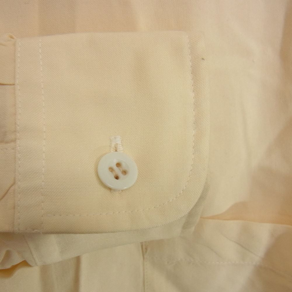 Yohji Yamamoto ヨウジヤマモト COSTUME D'HOMME コスチュームドオム HV-B83-400 シルク100％ レギュラーカラー シャツ ベージュ系 2【中古】