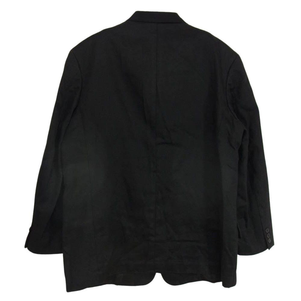 Yohji Yamamoto ヨウジヤマモト Y's for men ワイズフォーメン MT-J05-107 リネンウール 4Bジャケット ブラック系 2【中古】