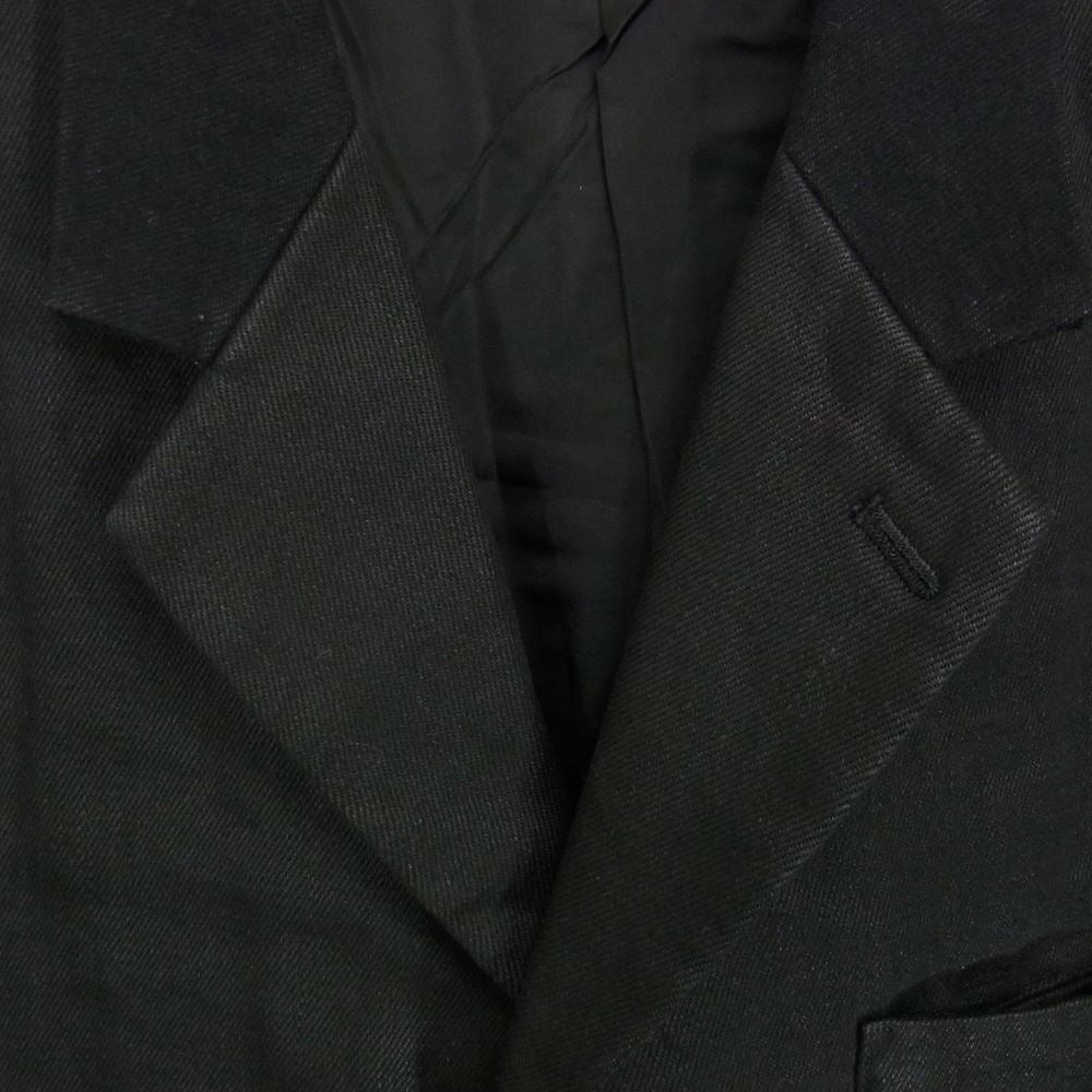 Yohji Yamamoto ヨウジヤマモト Y's for men ワイズフォーメン MT-J05-107 リネンウール 4Bジャケット ブラック系 2【中古】